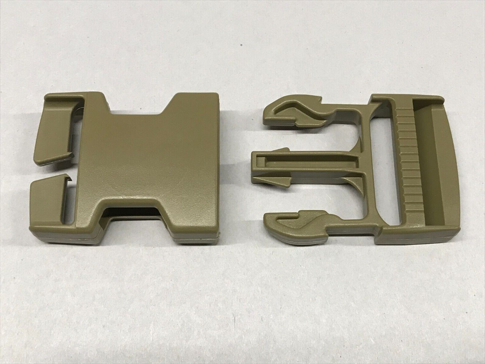 ITW Nexus Tan 499 Replacement Buckle Set for OCP Rucksack /Backpack Webbing USGI