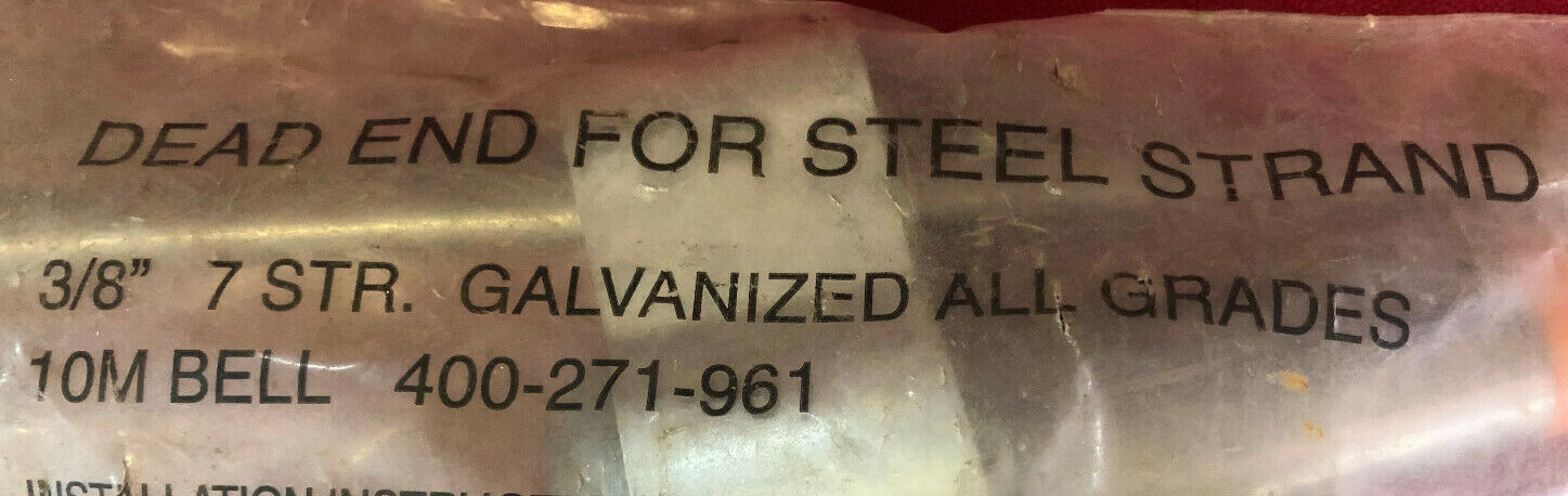 FARGO Strand Vise - 5/16 Dead End - 3/8 Dead End - NEW