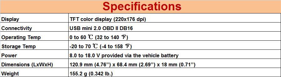 Autel Autolink AL329 OBDII Scanner Automative Code Reader/Clear Diagnostic Tool