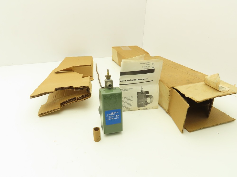 Johnson Controls T-3610-1002 Pneumatic Low Limit Thermostat 18" Element