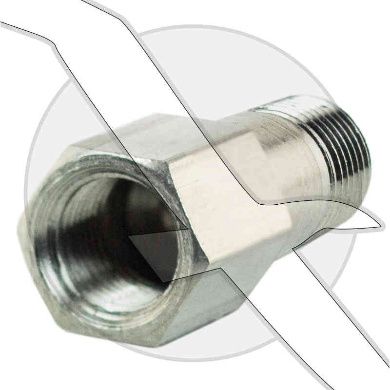 Volvo Penta OEM Oil Pressure Sensor Sender Adapter Fitting 3855776