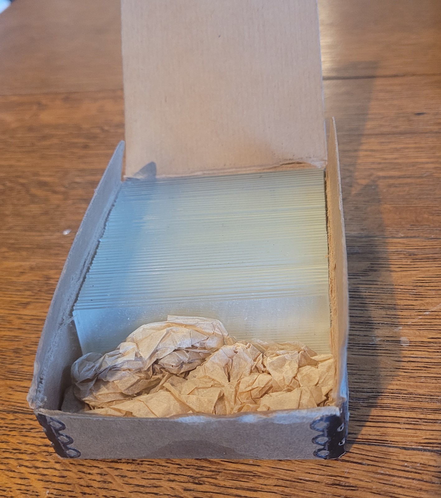 Vintage Box Of 50 Microscope Slides.