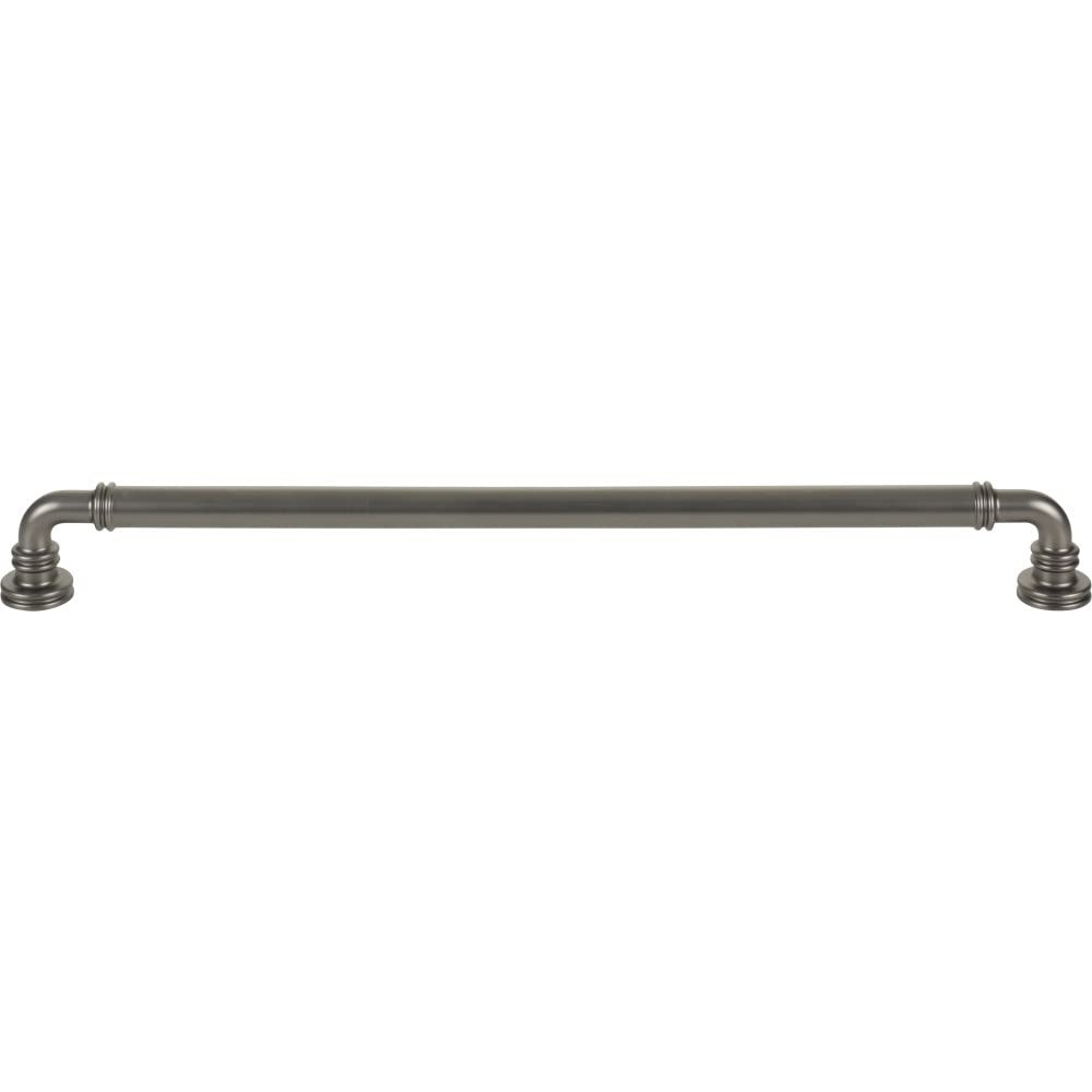 Top Knobs TK3146AG Cranford Pull 12" (c-c) Ash Gray