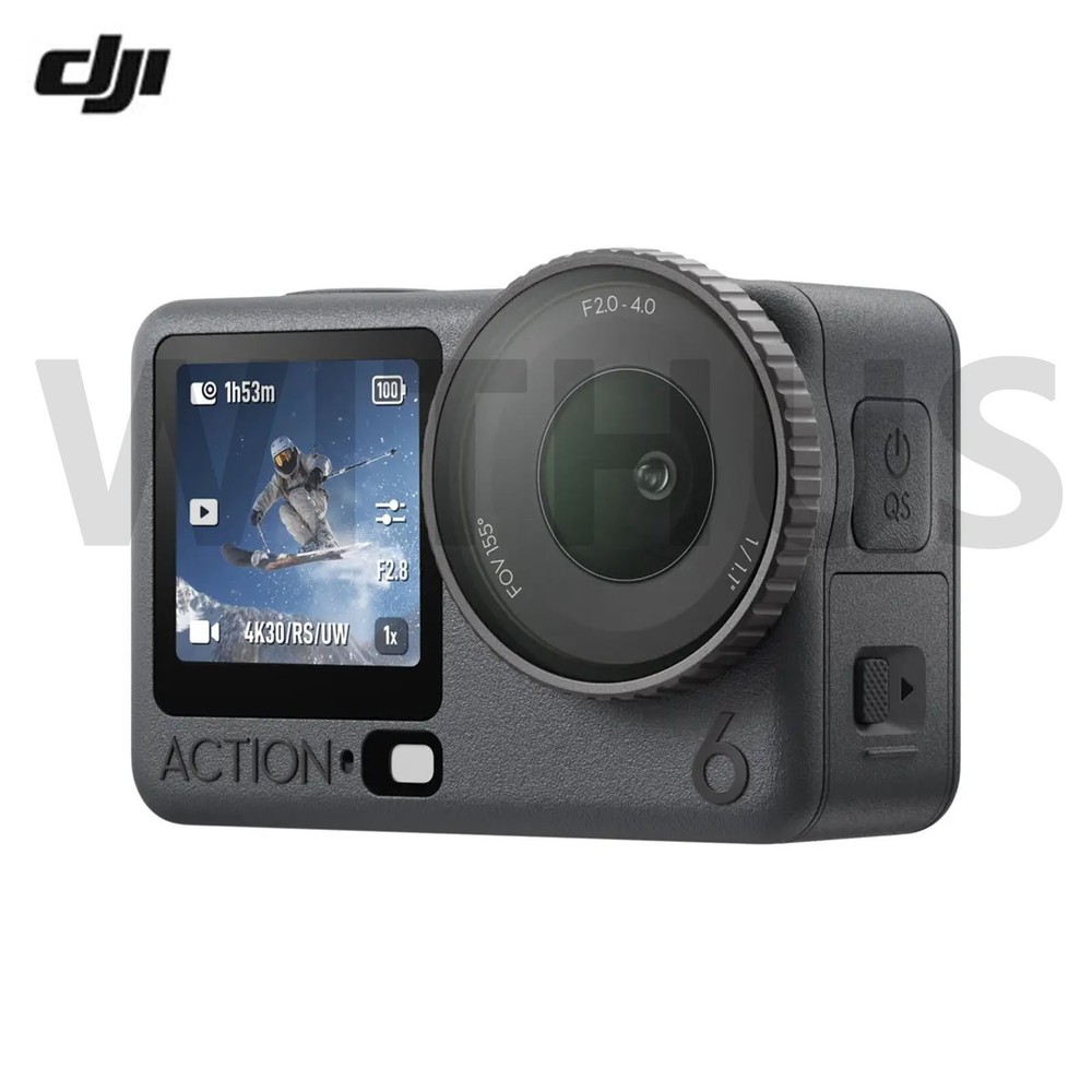 Portable DJI Osmo Action 6 Adventure Combo Variable Aperture Camera