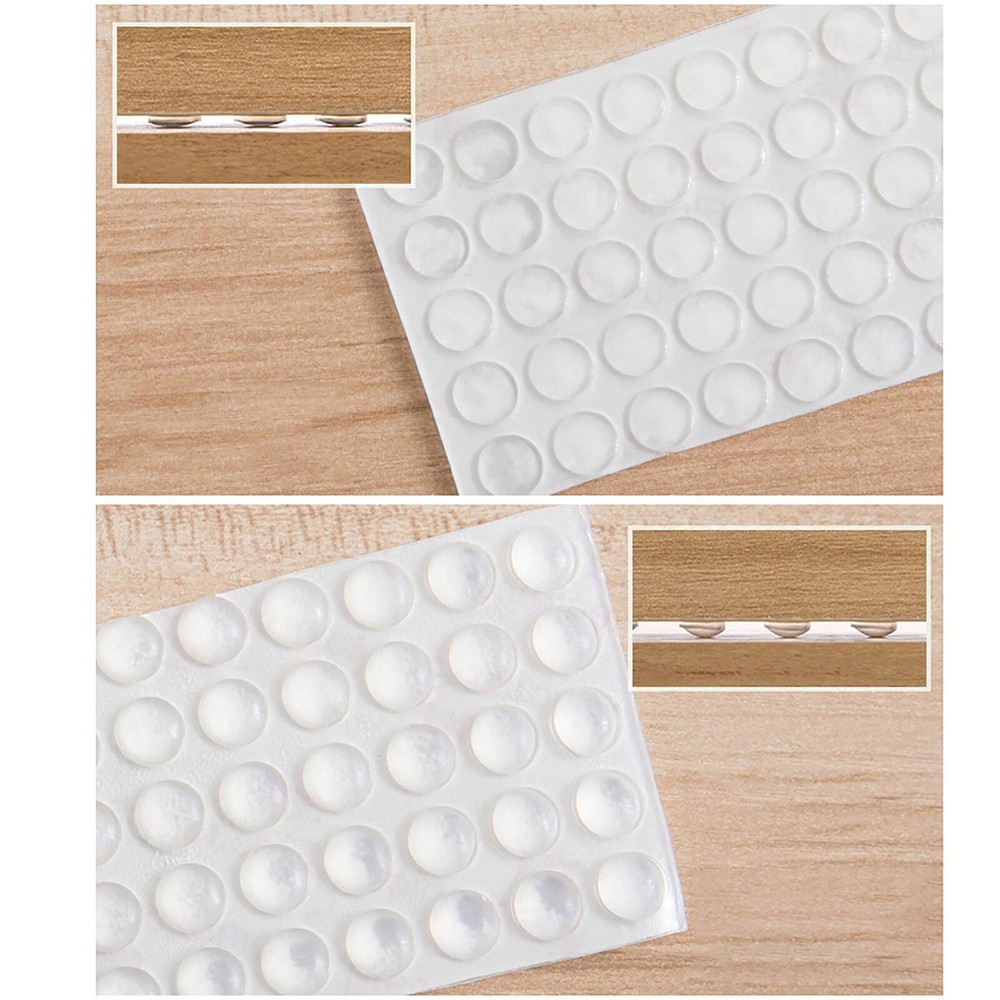Kitchen Door Domed Anti Slam Cabinet Cupboard Protector Soft Silicone Buffer Pad