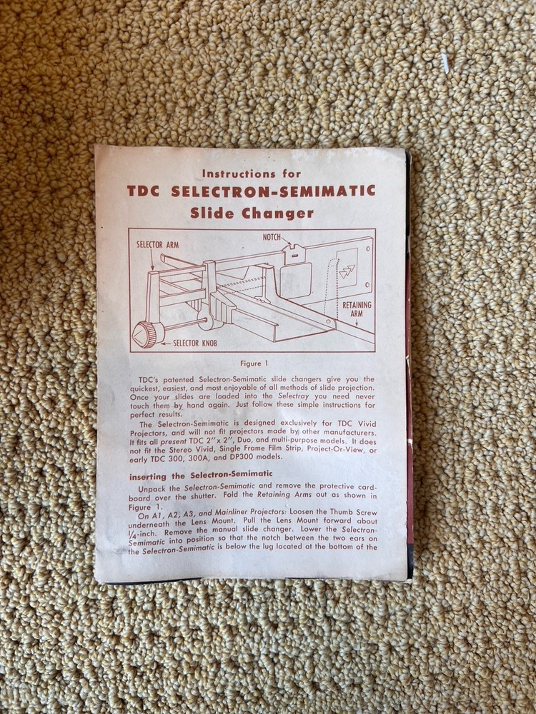 Vintage TDC Headliner 300 Slide Projector