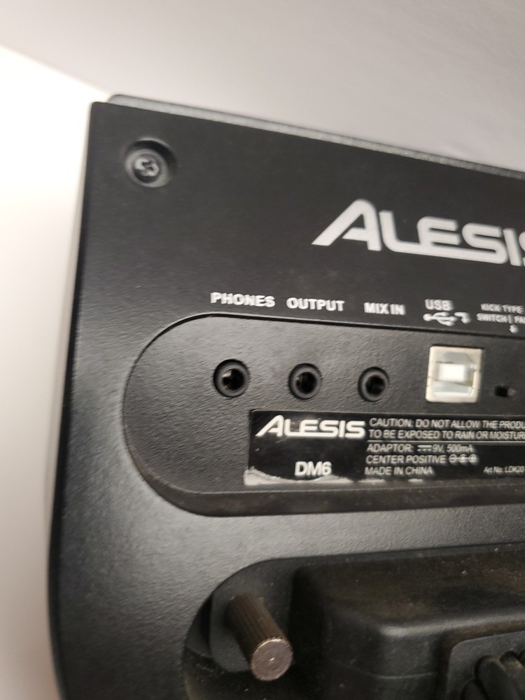 Alesis DM6 Electronic Drum Set Module with Power Supply and Cables
