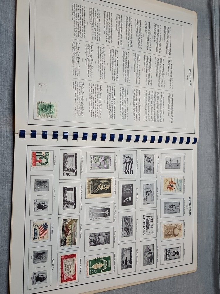The Harris Freedom Album United States Stamp Book 1967 Read 200 Stamps Included