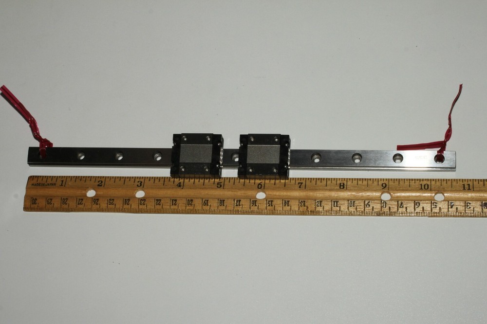 THK RSR12VM 10.5" Linear Slide Rail Assembly w/ 2 Blocks