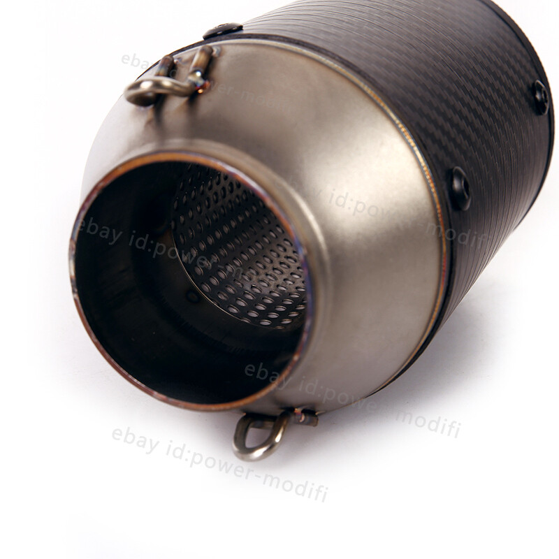 For Suzuki GSXR750 GSXR600 2011-2025 Exhaust System Mid Pipe 51mm Carbon Muffler