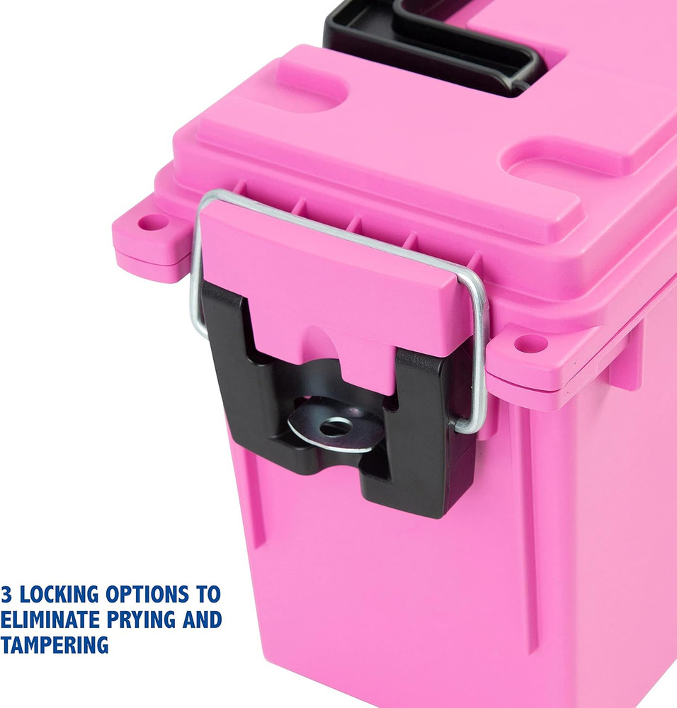 Sheffield 12631 Ammo Storage Box, Stackable .30 Cal Field Boxes, Water and Dust