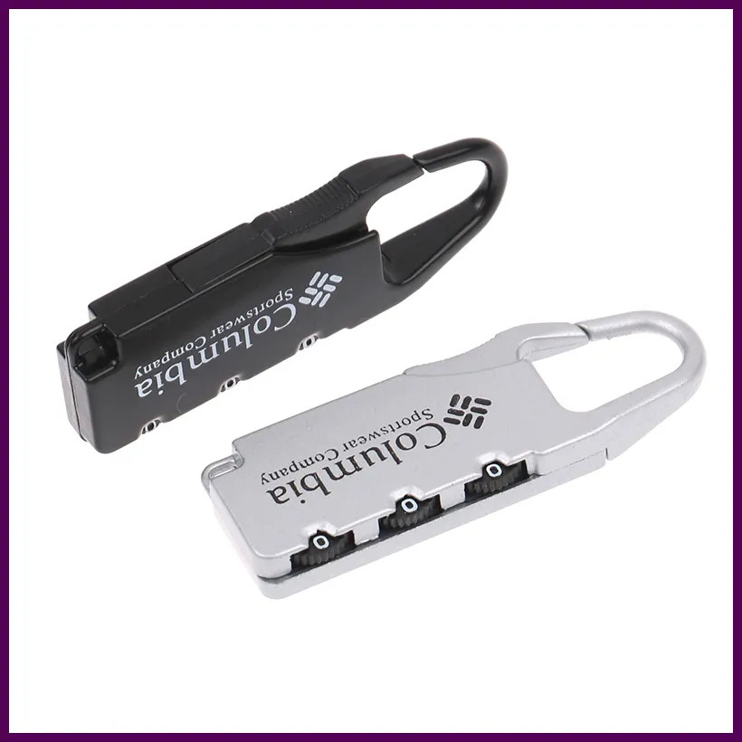 Combination Code Digital Code Lock Padlock Luggage Lock For Handbag Zipper