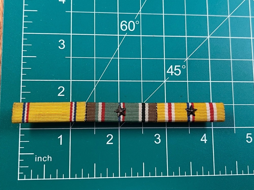 WWII ETO / PTO Ribbon Bar