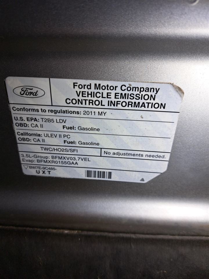 2011 Fusion Alternator Sku#4384474