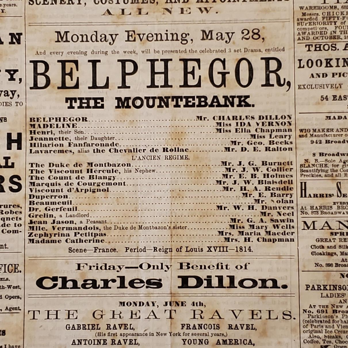 5019----1866 The Stage NYC theatre bulletin