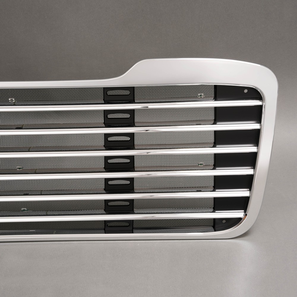 Front Upper Chrome Bumper Grille w/Bug Screen Fit Freightliner M2 2002-2022
