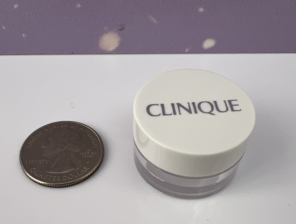 Clinique Empty Makeup Sample Plastic Small Container Dramming Jars Set Of 25