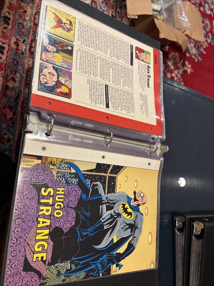 Comic Book Bio Binder