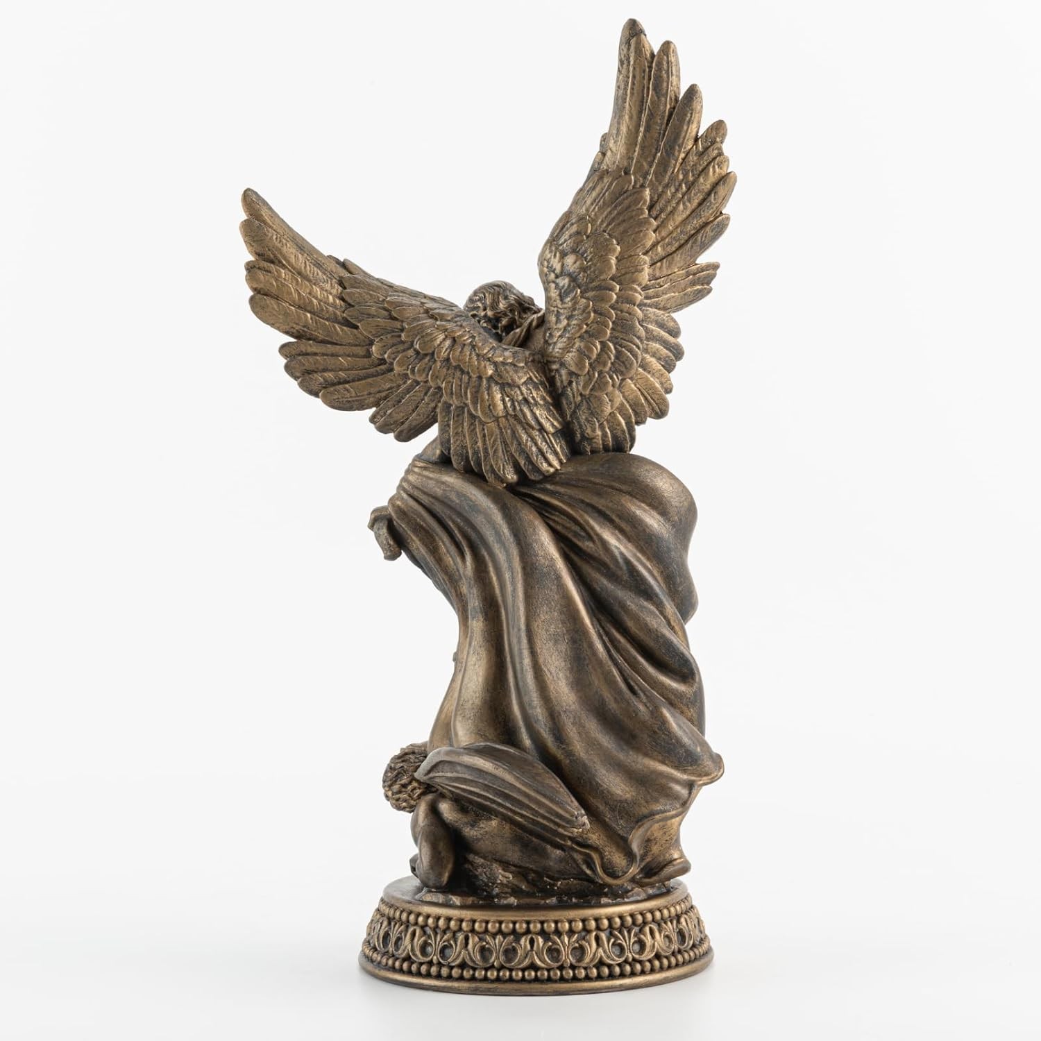 12 inch Bronze St Michael Archangel Statue San Miguel Arcangel Figurines Decor