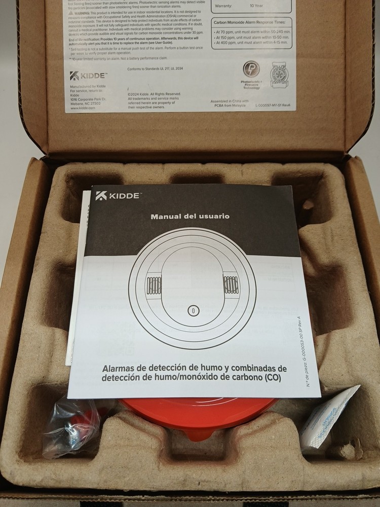 Kidde Smoke & Carbon Monoxide Alarm 30CUD10