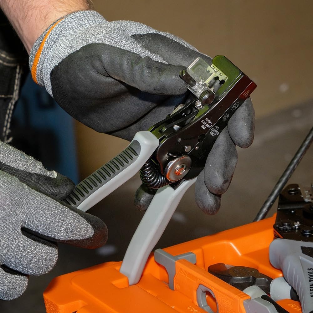 11069S Automatic Solar Wire Stripper, Precision Stripping for 6 to 12 AWG Solid