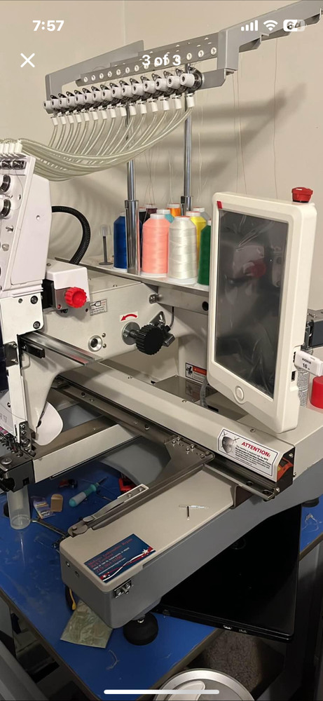 Highland 15 needle embroidery machine