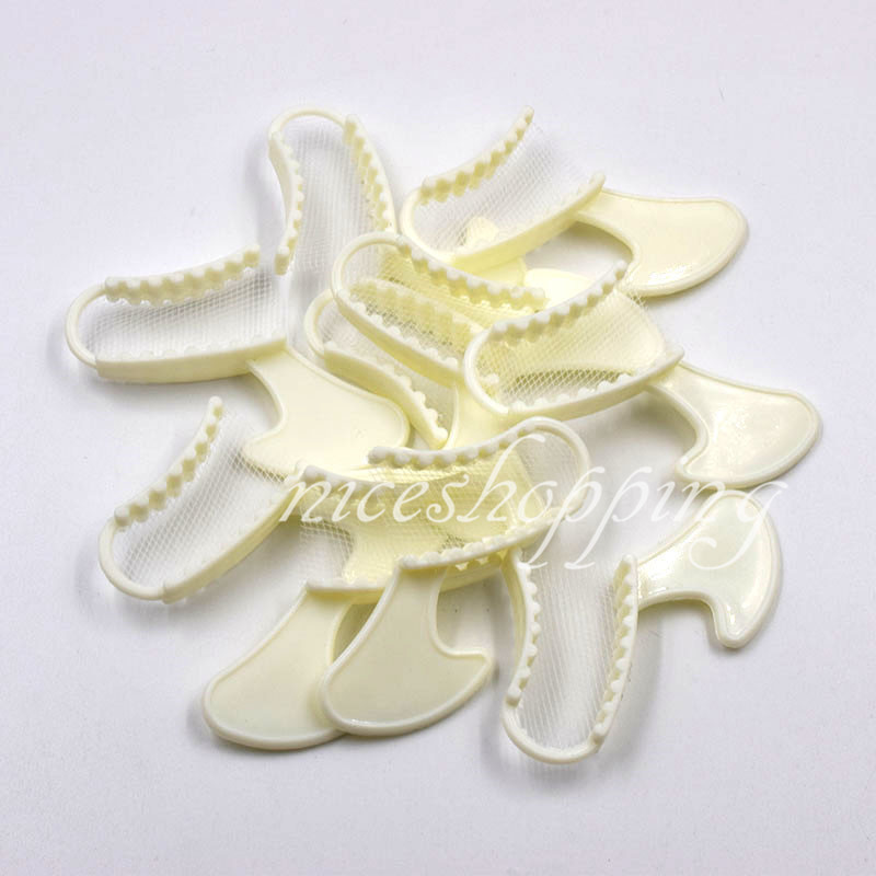 50 Pcs Disposable Quadrant Bite Registration Triple Trays Dental Impression Bite
