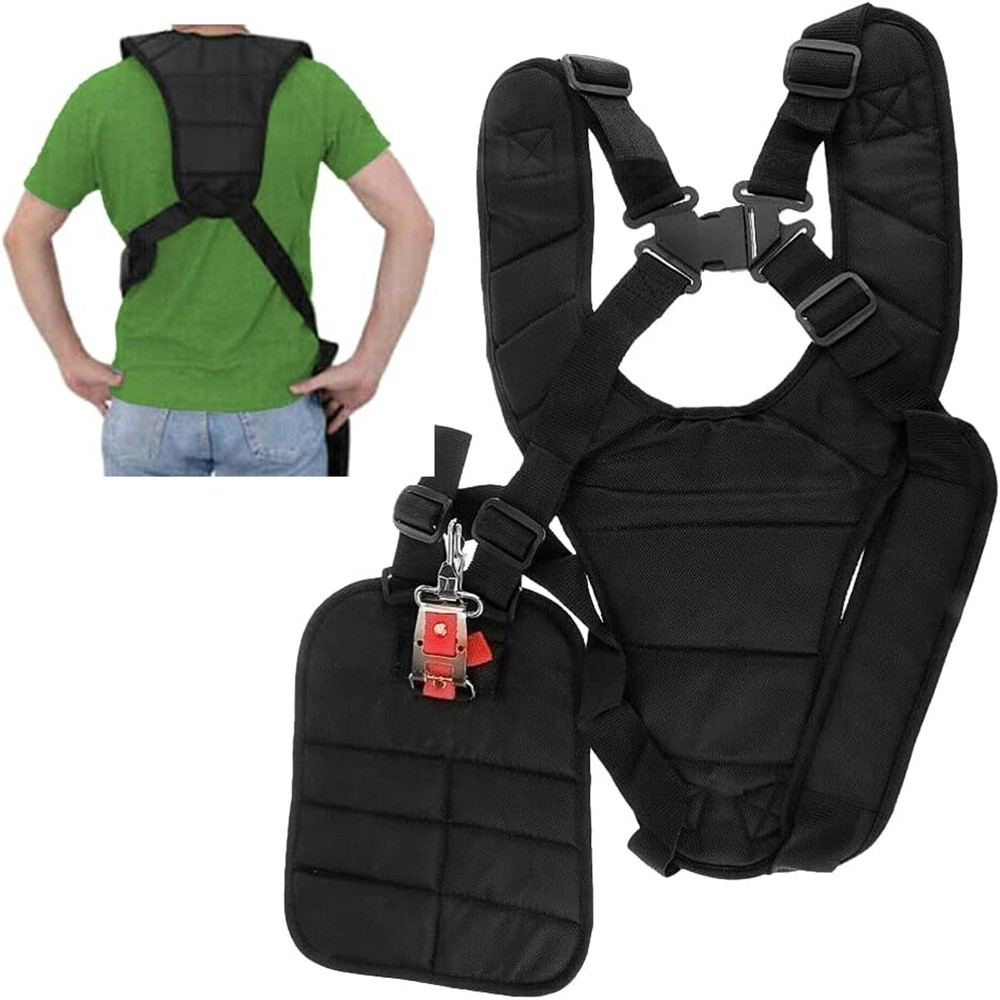 Adjustable Padded Shoulder Harness Garden Brush Cutter Strap Trimmer Strimmer