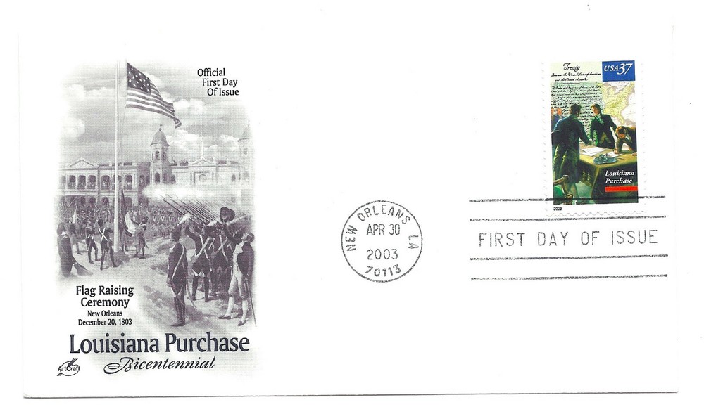 3782 Louisiana Purchase ArtCraft FDC
