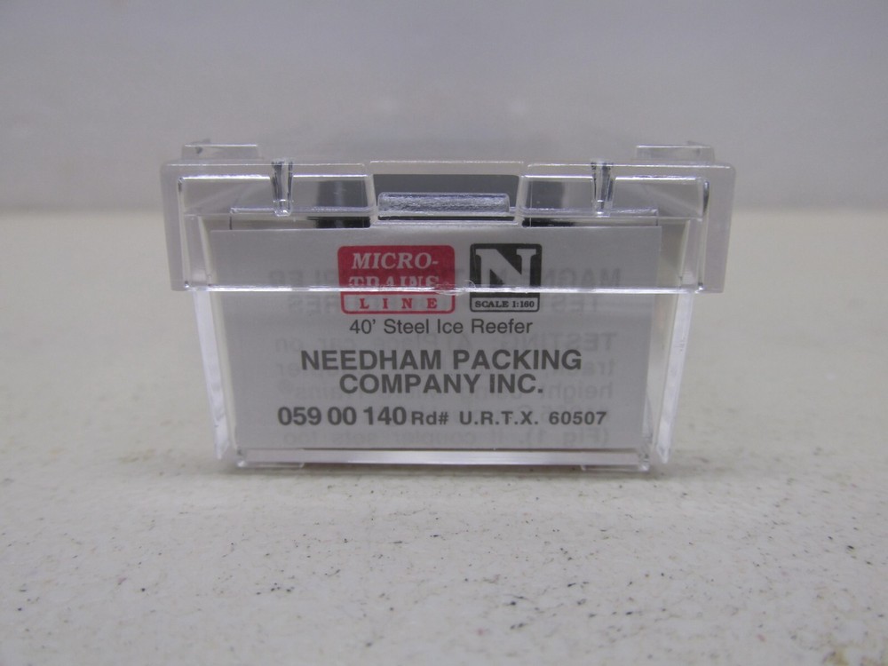 MICRO TRAINS # 059 00 140~ NEEDHAM PACKING 40' REEFER CAR # 60507~N SCALE