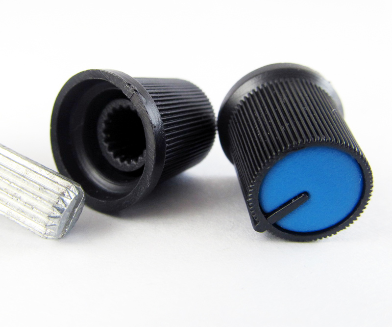 1x plastic Blue Tall Dome Circular Knobs for Pots Use