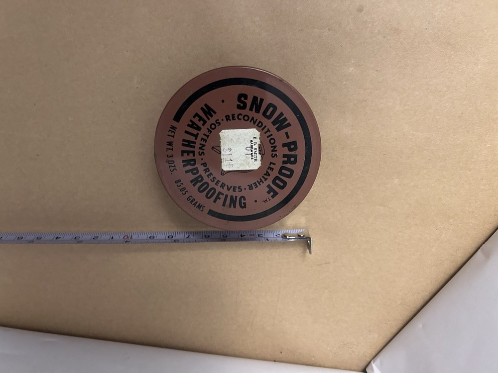 VTG Snow Proof weather Proofing 3oz E.B. Hardware Used Slightly