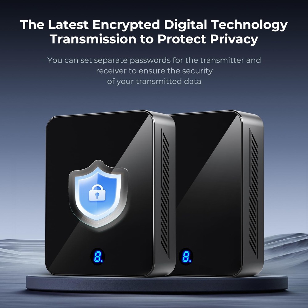 Wireless HDMI Transmitter and Receiver 4K 30Hz, 400FT/120M Long Range