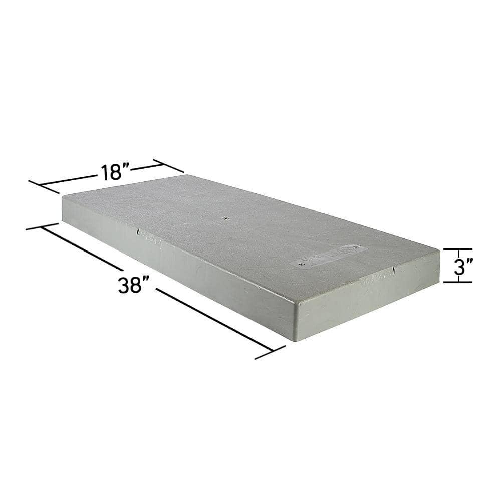 18 In. X 38 In. X 3 In. E Lite Plastic Mini Split Condensor Pad
