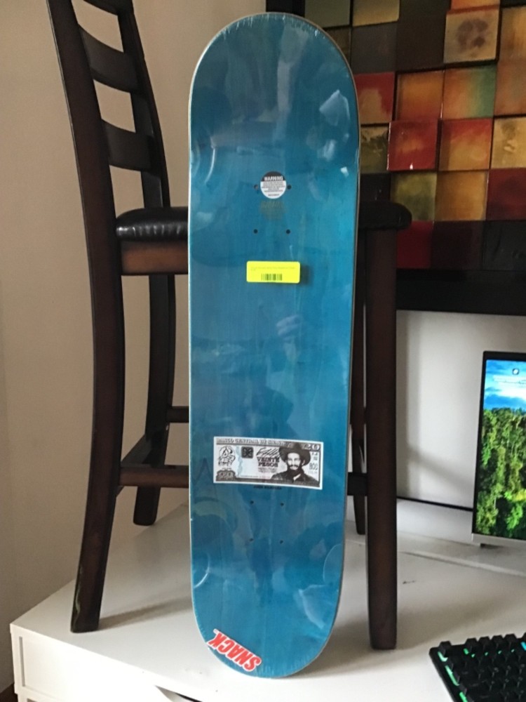 Snack Skateboards Narvaez Veinte pesos deck 8.38
