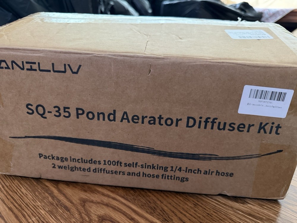 Pond Aerator Diffuser Kit (100ft Hose + 2 Diffusers)