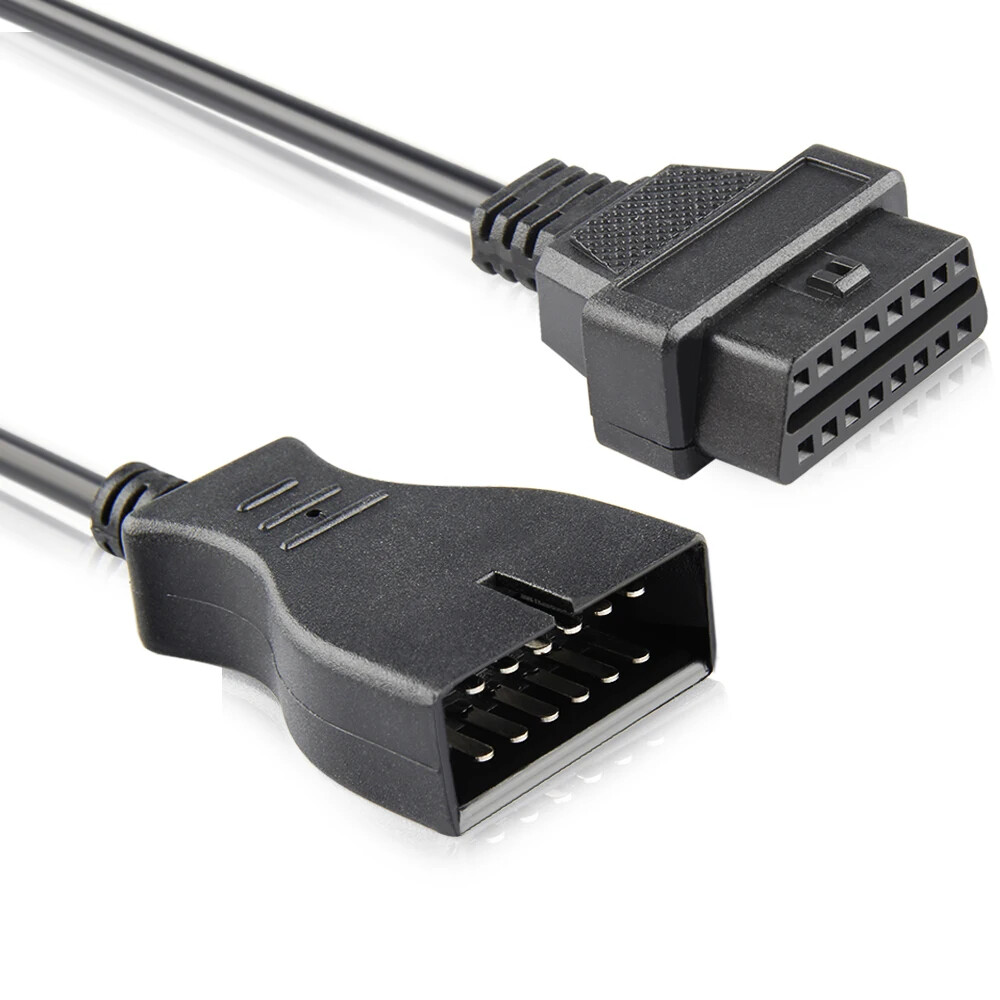 GM 12 Pin OBD1 to OBD2 16 PIN Car Diagnostic Code reader Connector Adapter Cable