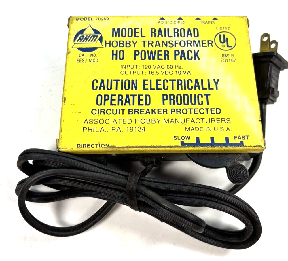 AHM Model 70269 HO Power Pack Train Transformer