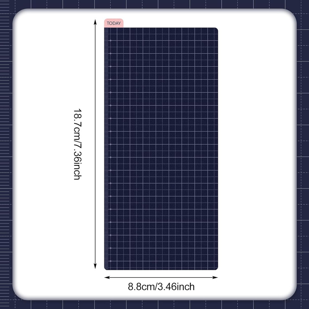 5 Pack Weeks Navy X Pink Pencil Board Reusable Notebook Accessory, Flexibility L