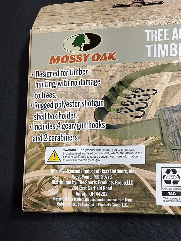 Mossy Oak Tree Accessory Timber Belt No Damage To Trees Rugged Polyester