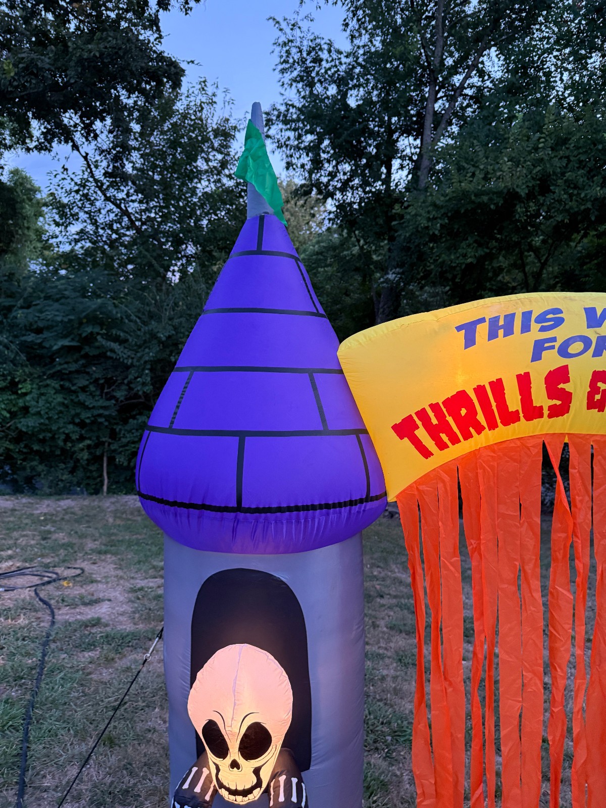 2017 9.5' GEMMY THRILLS & CHILLS HALLOWEEN ARCHWAY AIRBLOWN INFLATABLE