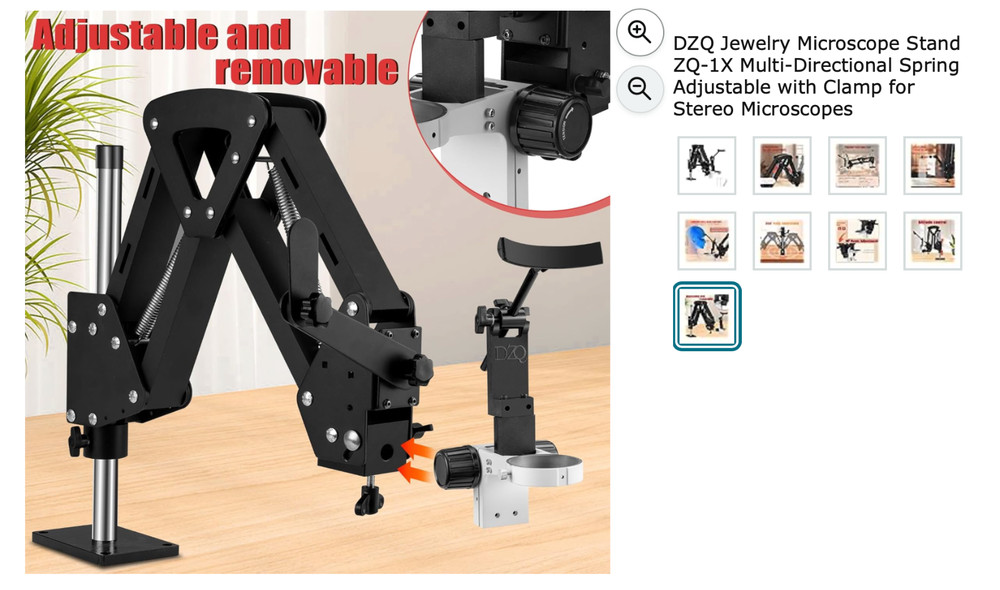 Microscope Stand - Multi Directional - Adjustable Spring Arm