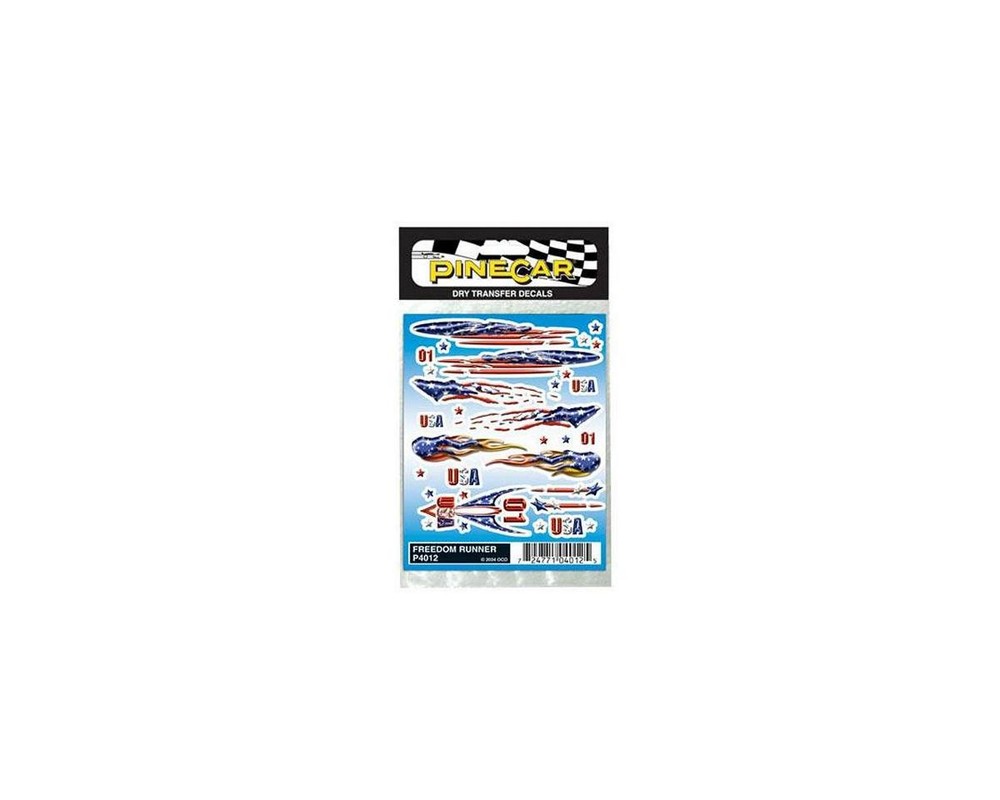 PineCar Freedom Runner Dry Transfer [PINP4012]