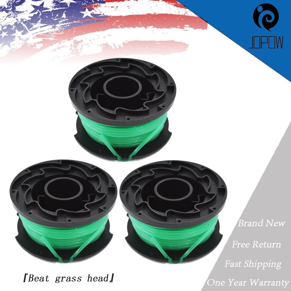 3PC SF-080 String Trimmer Spool Line Replacement For Black & Decker GH3000 Model