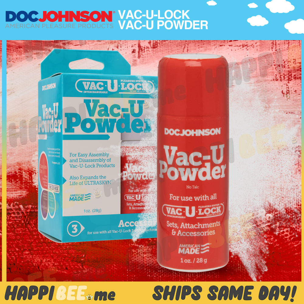 Doc Johnson Vac-U-Lock Refresh Powder🍯TOY Attachment Rejuvenator