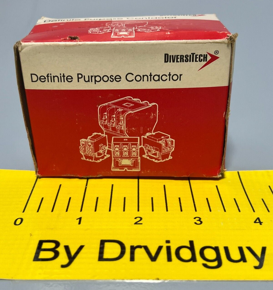 DiversiTech EC302120 Definite Purpose 2-Pole Contactor; 30A, 120V
