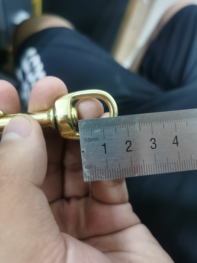 2pc Solid Brass Scuba Diving Hook Single Ended Clip Hook Bolt Snap Diving Buckle