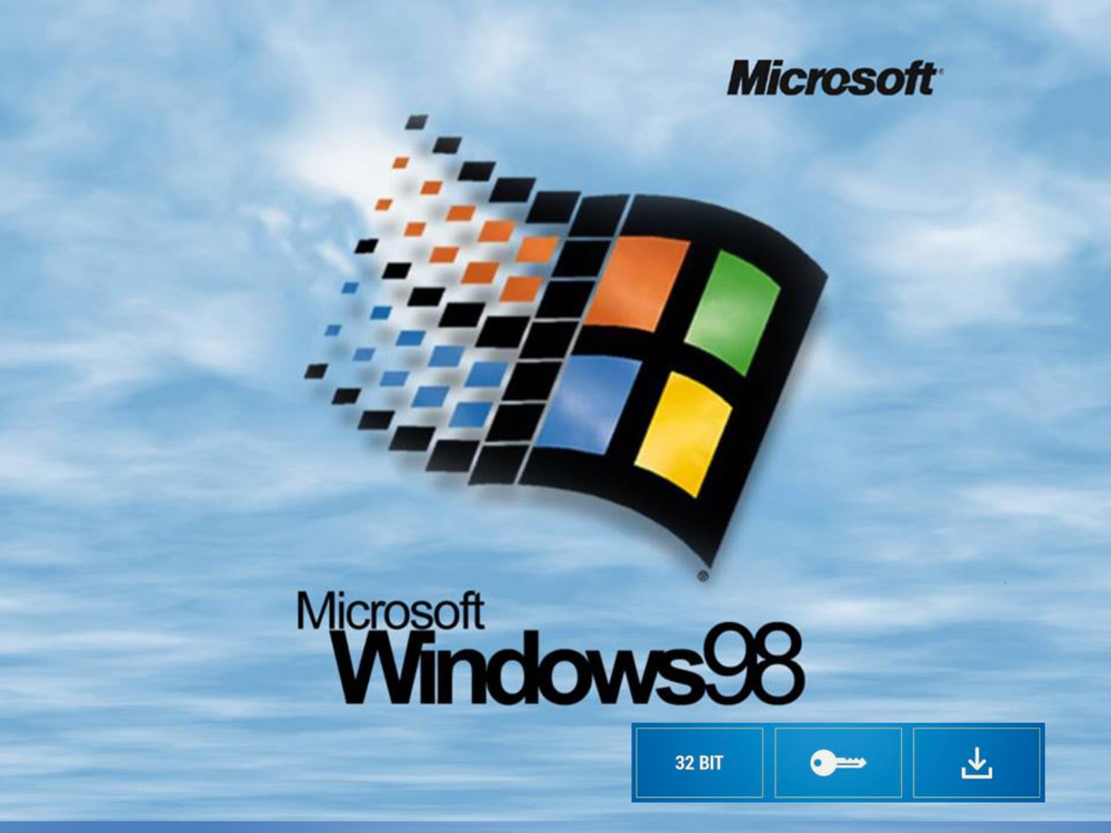 Microsoft Window 98 SE 32bit Operation System CD disk