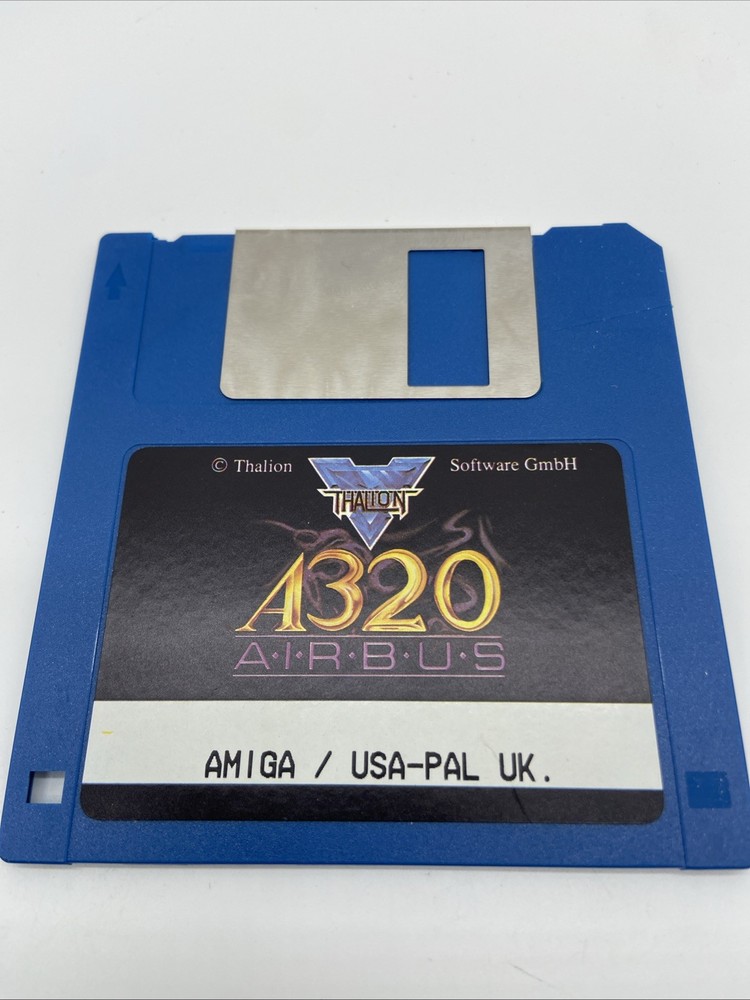 1991 A320 AIRBUS Amiga VTG PC Floppy Disk Untested