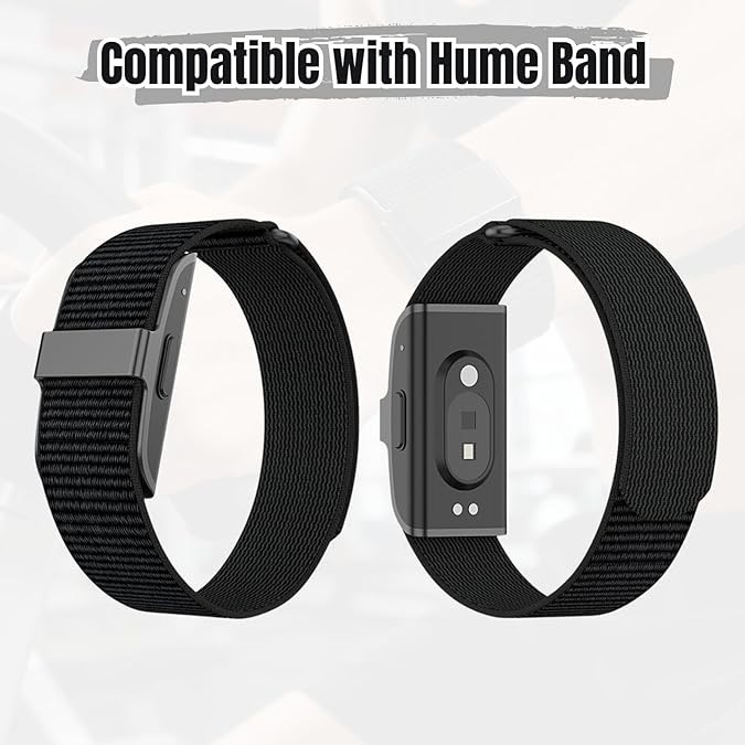 CKONXE Bicep Bands Compatible with Hume Band, Nylon Loop Replacement Strap, Sof